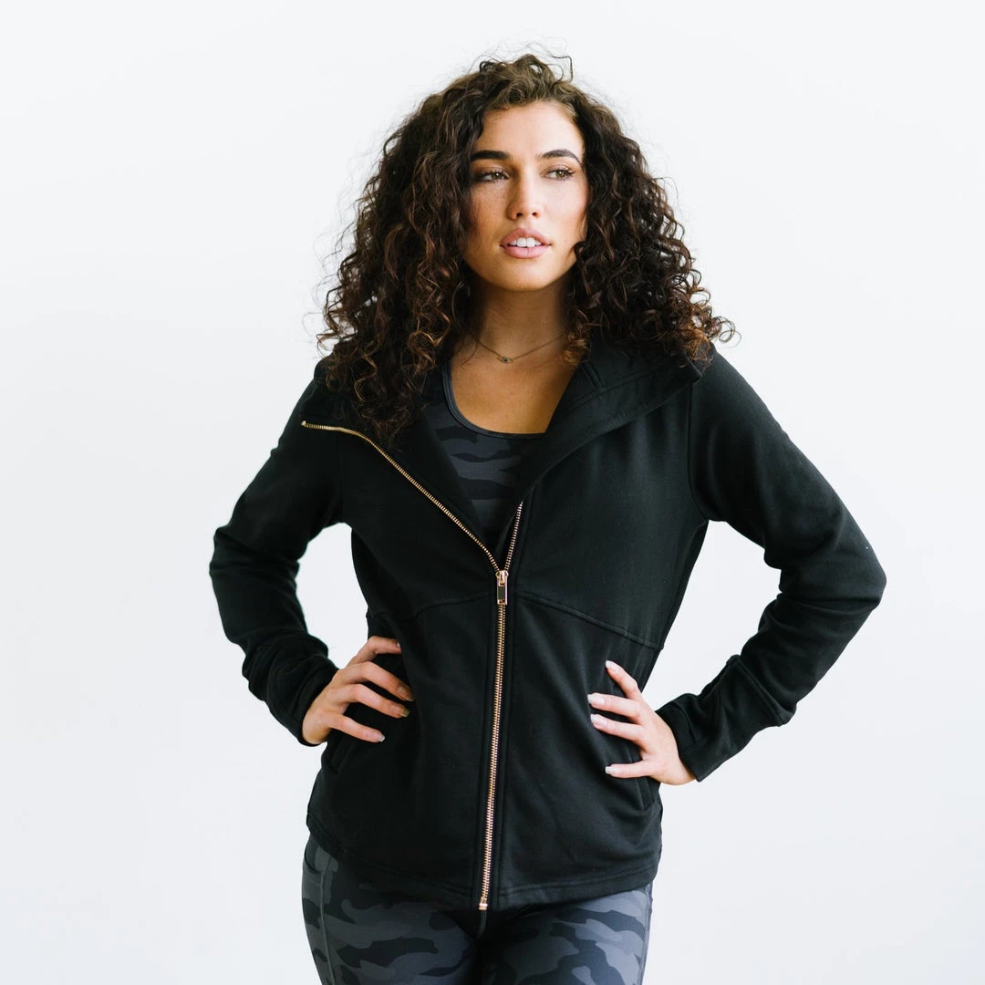 Maven Thread Tops Ascend Zip Jacket - Black 3 Maven Thread Tops Ascend Zip Jacket - Black