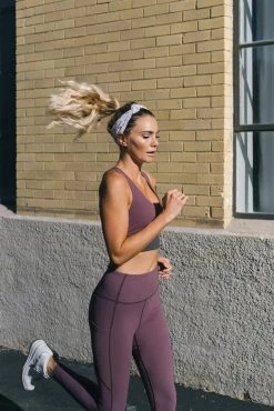 Maven Thread Bottoms Focus Leggings - Muted Plum | MT LUXE