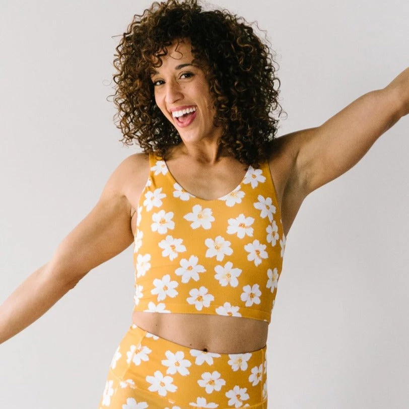 Maven Thread Tops Crop Tank Sports Bra - Blossom | MT LUXE 4 Maven Thread Tops Crop Tank Sports Bra - Blossom | MT LUXE