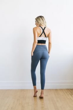 Maven Thread Focus Leggings - Dusty Blue | MT LUXE