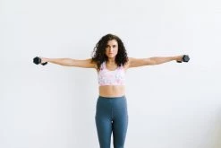 Maven Thread Tops Courage Sports Bra - White Floral | MT SPORT