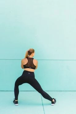 Maven Thread Tops Mesh Sports Bra - Black Snakeskin | MT SPORT