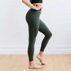 Maven Thread Focus Leggings - Olive Green | MT LUXE