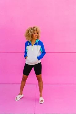 Maven Thread Tops Sport Pullover - Electric Blue