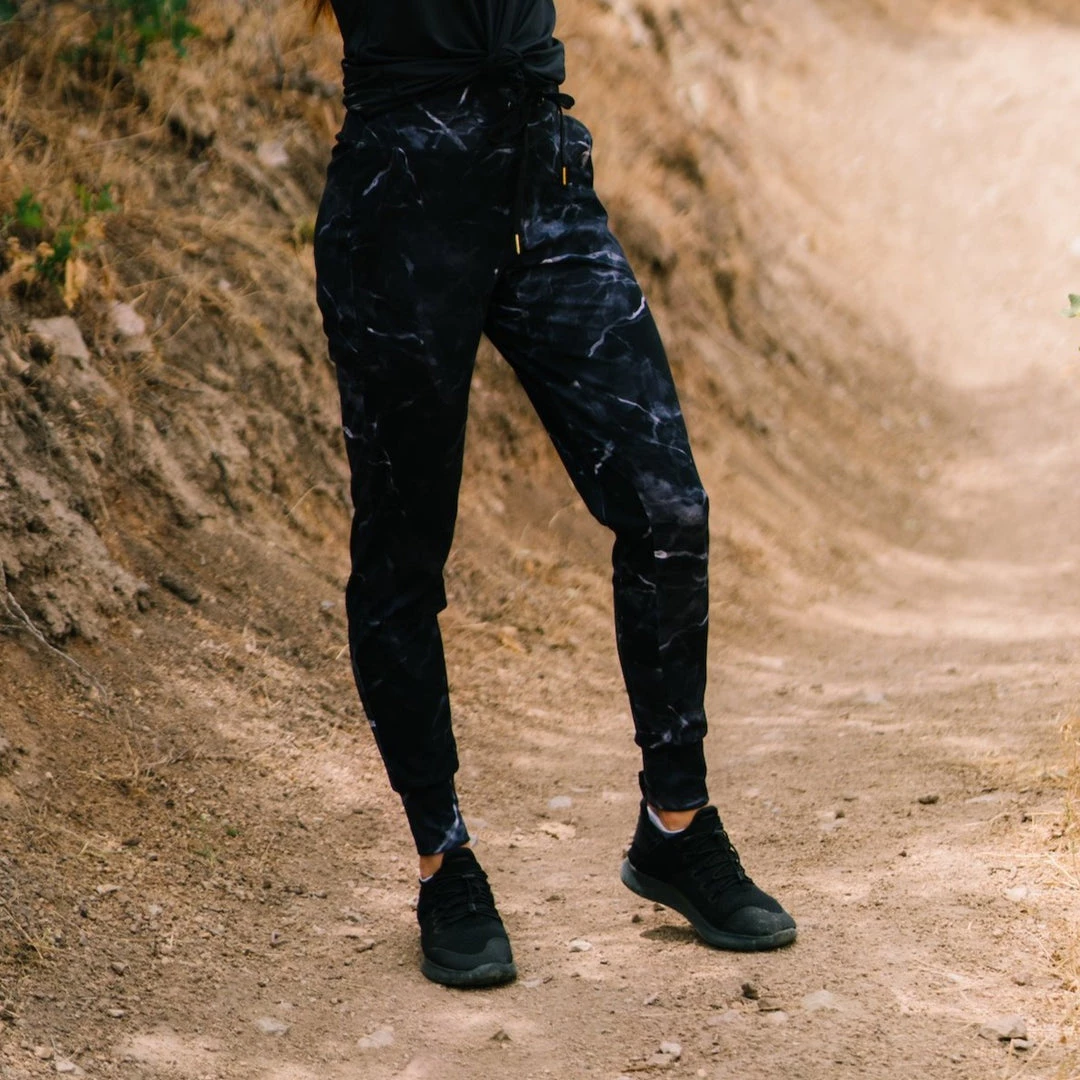 Maven Thread Warmup Joggers - Black Marble | MT LUXE 10 Maven Thread Warmup Joggers - Black Marble | MT LUXE