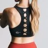 Maven Thread Courage Sports Bra - Black | MT SPORT Tops