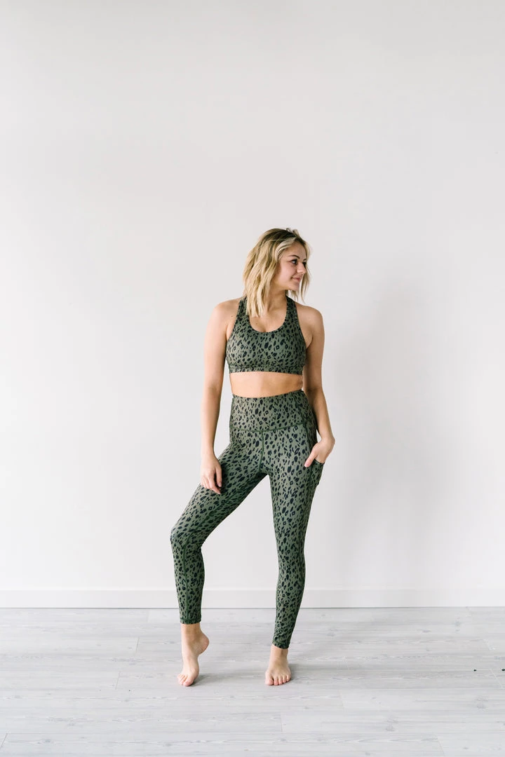 Maven Thread Courage Sports Bra - Green Leopard | MT SPORT Tops 8 Maven Thread Courage Sports Bra - Green Leopard | MT SPORT Tops