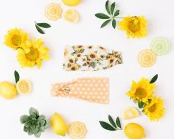 Maven Thread 4" Headbands Sunflower - 4'' Headband Single 9 Maven Thread 4