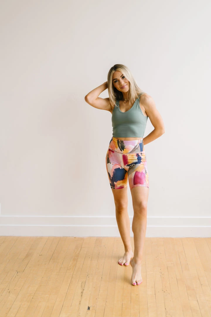 Maven Thread Biker Shorts - 8'' - Serenity | MT LUXE Bottoms 6 Maven Thread Biker Shorts - 8'' - Serenity | MT LUXE Bottoms