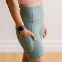 Maven Thread Biker Shorts - 6'' - Sage | MT LUXE