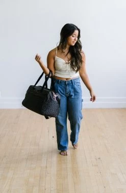 Maven Thread Bags On The Go Duffel - Green Leopard