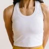 Maven Thread Renew Crop Tank - White | MT LUXE 1 Maven Thread Renew Crop Tank - White | MT LUXE