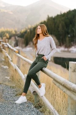 Maven Thread Work Hard Play Hard Trousers - Olive Green | MT LUXE