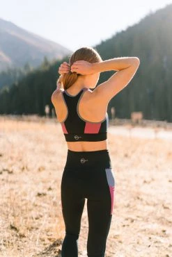 Maven Thread Flex Sports Bra - Berry Colorblock | MT SPORT Tops