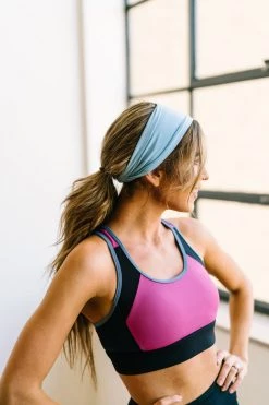 Maven Thread Flex Sports Bra - Berry Colorblock | MT SPORT Tops