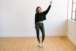 Maven Thread Work Hard Play Hard Trousers - Olive Green | MT LUXE