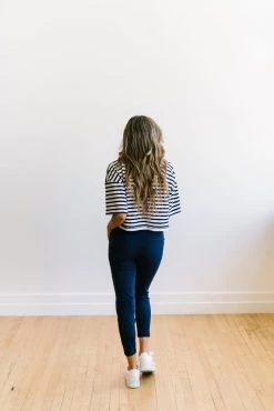 Maven Thread Work Hard Play Hard Trousers - Navy | MT LUXE