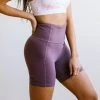 Maven Thread Biker Shorts - 6'' - Muted Plum | MT LUXE Bottoms