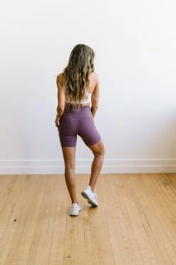 Maven Thread Biker Shorts - 6'' - Muted Plum | MT LUXE Bottoms