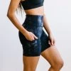 Maven Thread Bottoms Biker Shorts - 6'' - Black Tie Dye | MT LUXE
