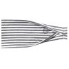 Maven Thread B&W Stripe - 4'' Headband Single 1 Maven Thread B&W Stripe - 4'' Headband Single