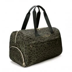Maven Thread Bags On The Go Duffel - Green Leopard