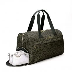 Maven Thread Bags On The Go Duffel - Green Leopard