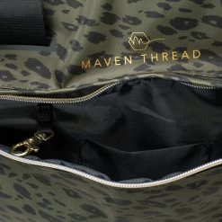 Maven Thread Bags On The Go Duffel - Green Leopard